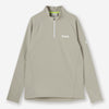 HALF ZIP LS GREIGE