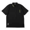 VERTICAL NEON LOGO POLO SHIRTS BLACK