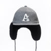 SASANQUA EAR MUFF CAP GRAY