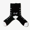 GOLF LOGO SOCKS BLACK