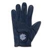 #Overlap Logo Leather Glove Navy