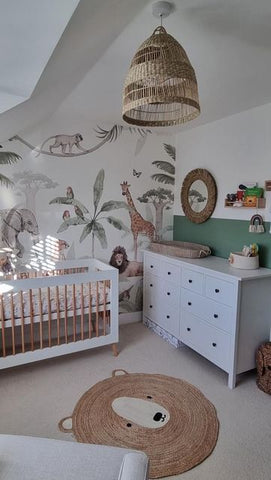 Zoo Inspired Themed Baby Nursery Room