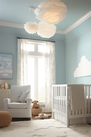 Dreamy Celestial Sky Themed Baby Nursery Room