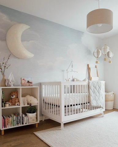 Dreamy Celestial Sky Themed Baby Nursery Room