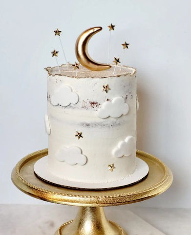 Sweet Dreams Cloud Baby Shower Cake