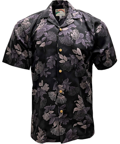 Ohia (black) Aloha Shirt by Paradise Found