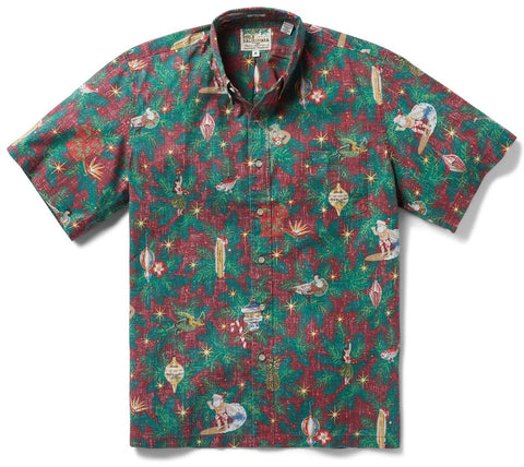 Reyn Spooner Hawaiian Christmas 22 Aloha Shirt