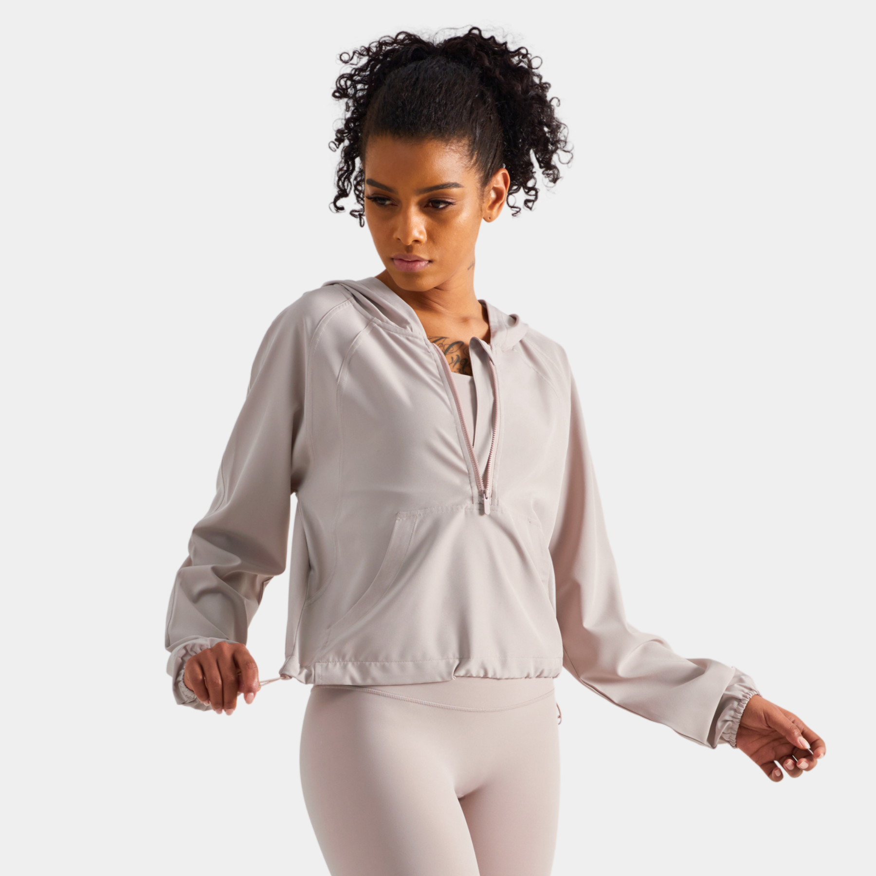 Image of Marina Athletic Jacket - Nude