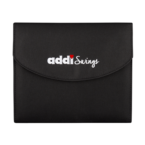 black Addi swings fabric case closed