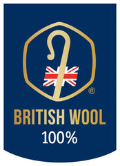 British Wool Logo 100%