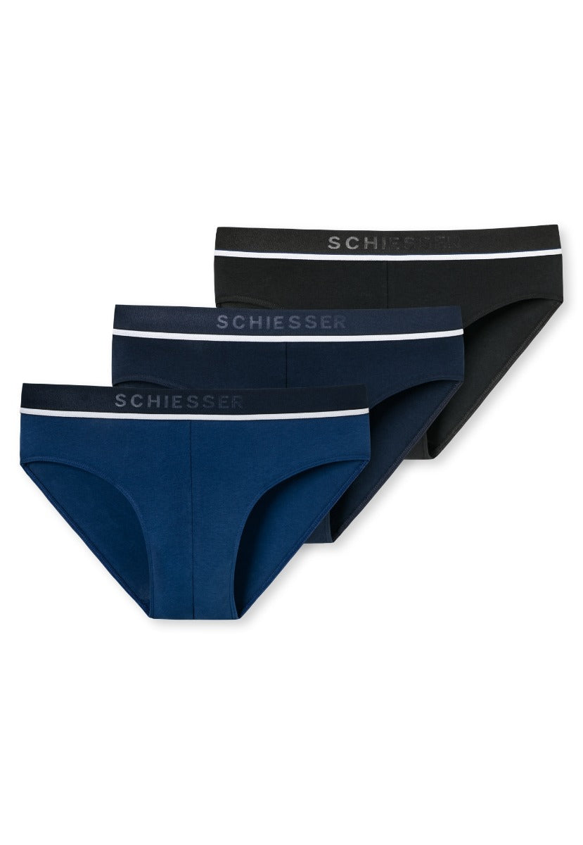 SCHIESSER-95/5 ORGANIC COTTON-RIO 3PACK – westlife-underwear