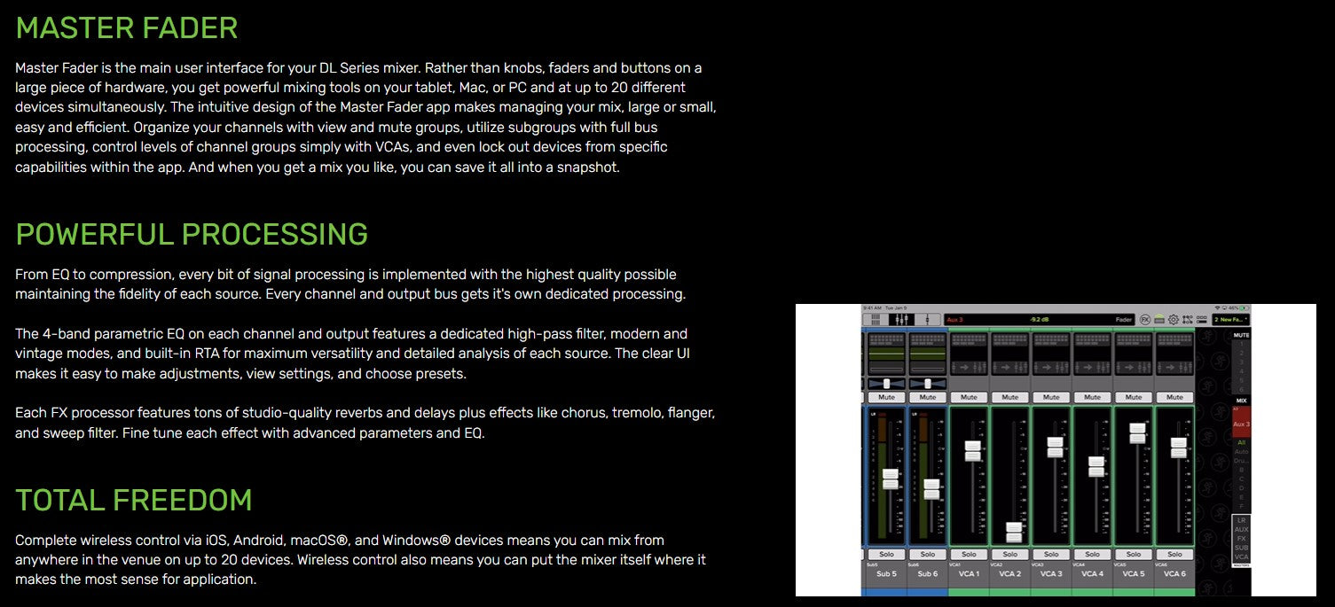 Mackie-DL16S-Product-Information