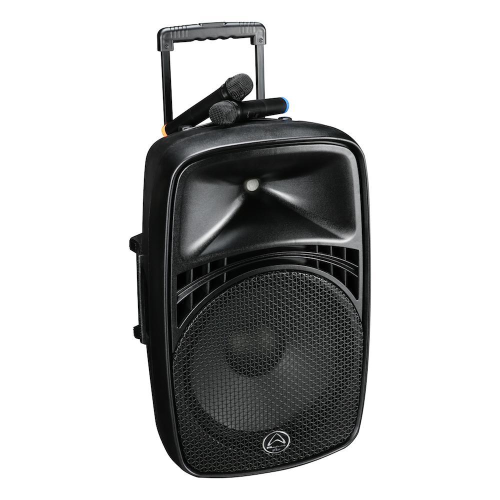 movable speaker with mic