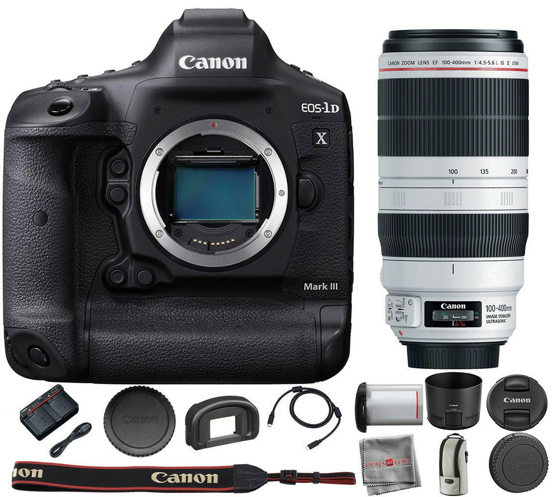 tot nu overzien regisseur Canon EOS-1D X Mark III DSLR Camera with EF 100-400mm f/4.5-5.6L IS II –  DealsAllYearDay