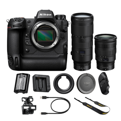 Nikon Z9 Mirrorless Camera with FTZ II Adapter Kit (2 Items)