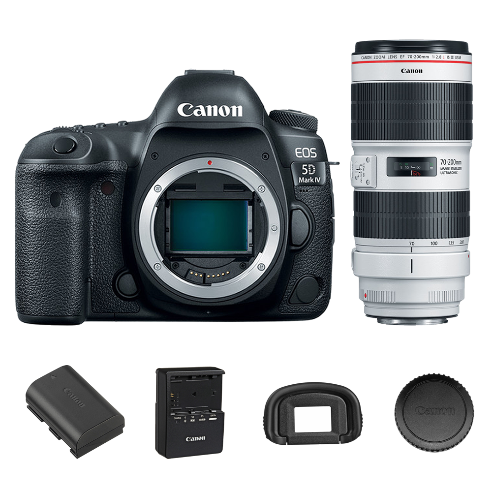 stap in Door Interpunctie Buy Canon EOS 5D Mark IV with 70-200mm DSLR Camera Body f/2.8L IS III Lens  – DealsAllYearDay