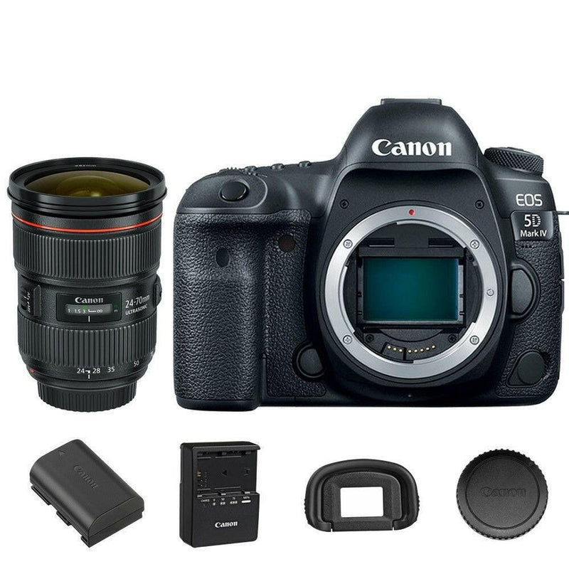 Dominante espejo Imperial Buy Canon 5D Mark IV EOS DSLR Camera + 24-70mm f/2.8L II EF USM Lens Online  | Deals All Year – DealsAllYearDay