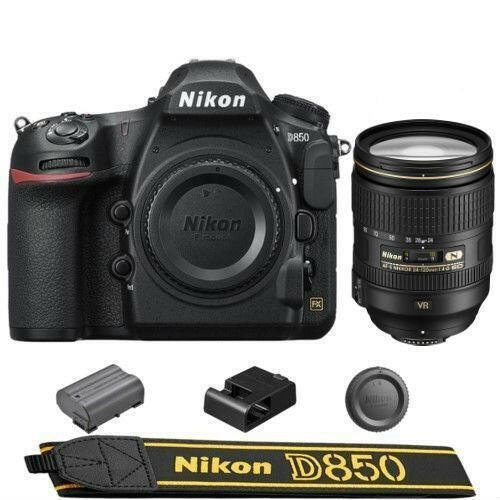 Nikon D850 DSLR Camera with AF-S NIKKOR 24-120mm f/4G ED VR Lens