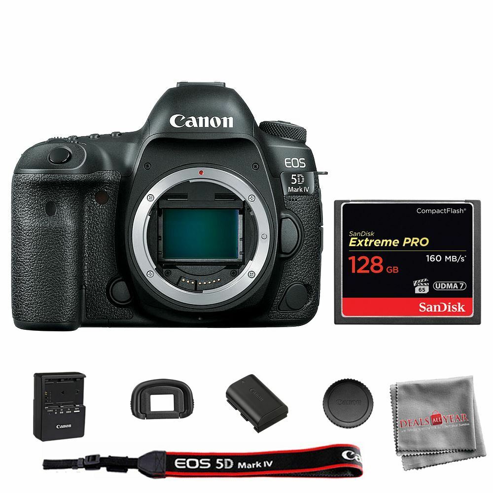 slijtage Tact Oeps Canon 5D Mark IV EOS DSLR Camera + 128GB CF Memory Card – DealsAllYearDay