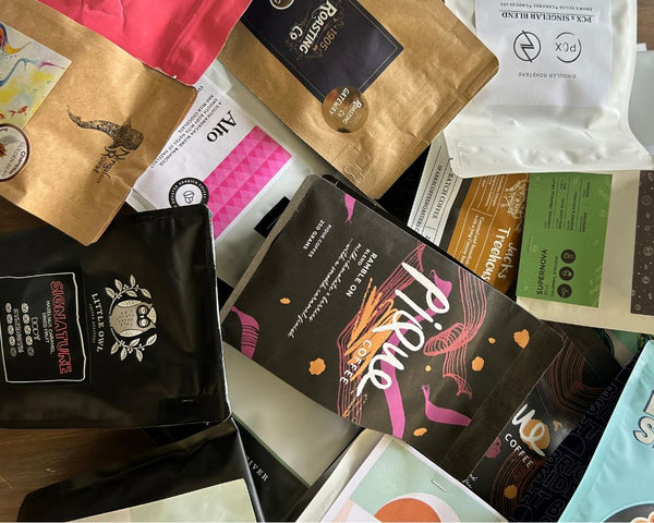 Numerous bags of coffee beans from Perths best coffee roasters.jpg