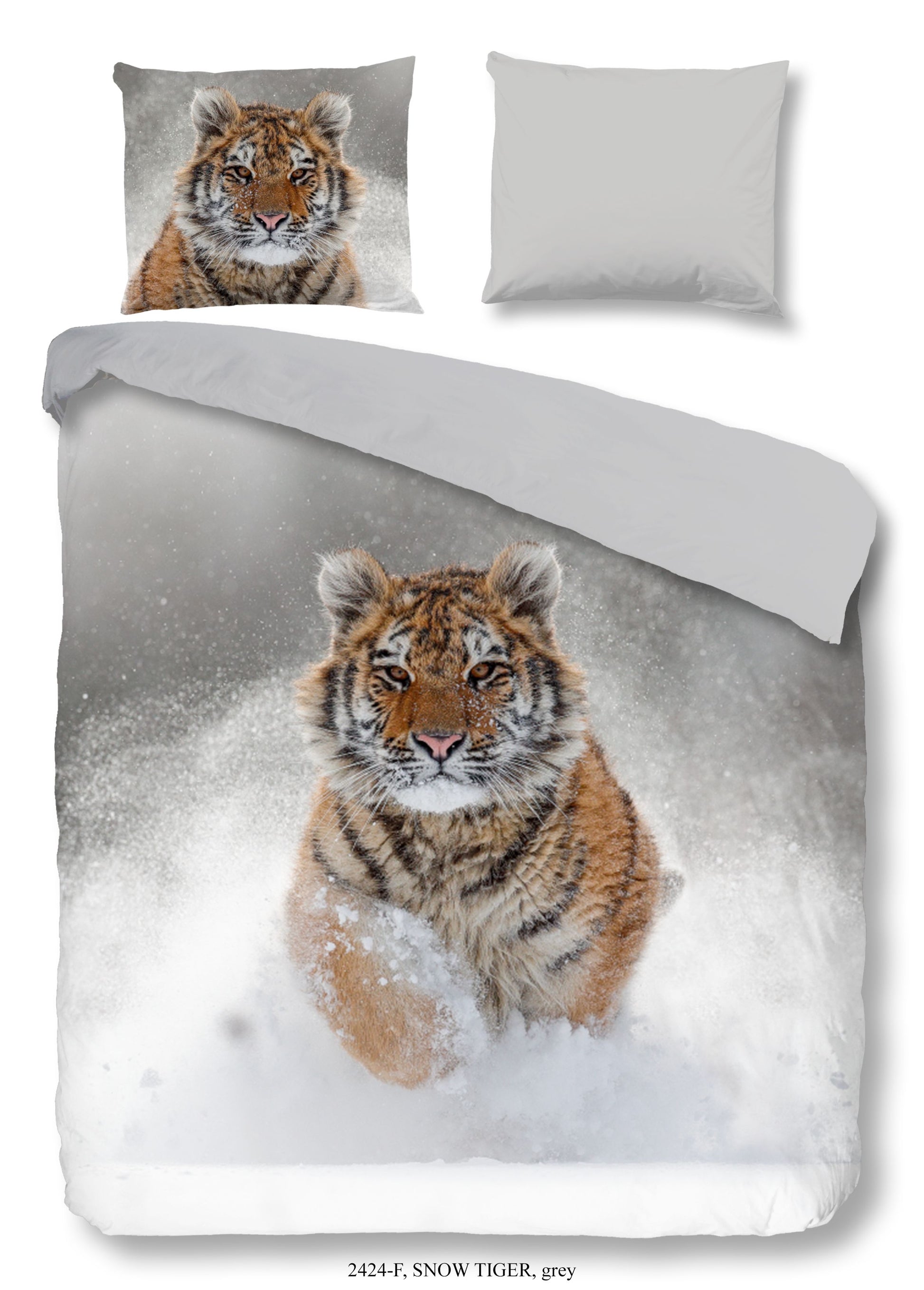 Bisschop Encommium Creatie Good Morning Flanel dekbedovertrek Snow Tiger 200x220cm – Toys 'n Living