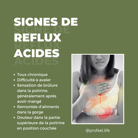 signes de reflux acides