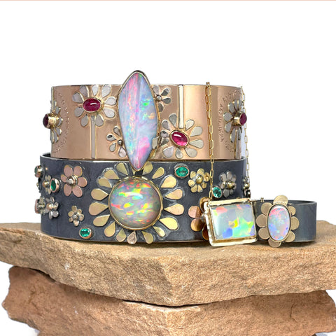 opal jewelry layout