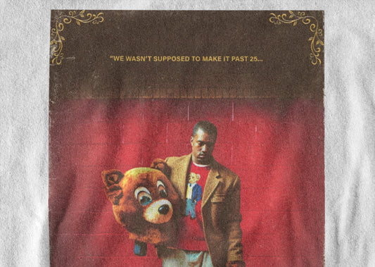 Kanye West The College Dropout Poster Cover Style Tee – 808's