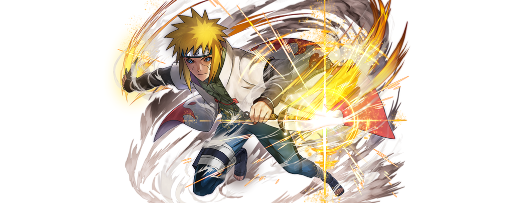 Este é o visual do Terceiro Hokage no auge da forma física em Naruto