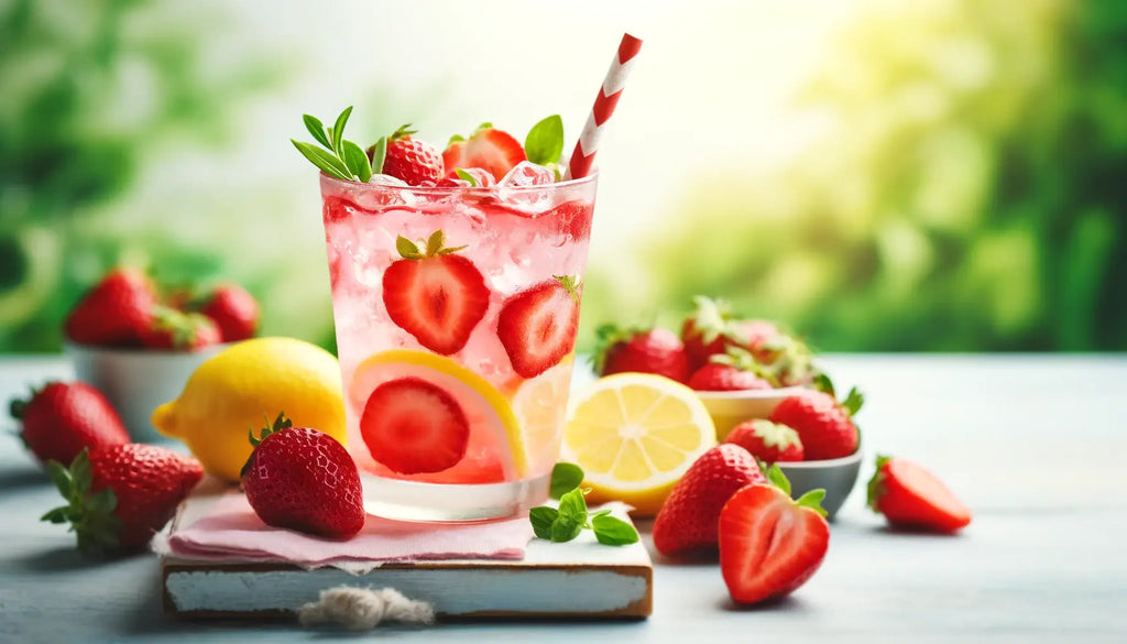 Strawberry Lemonade Drink Mix Recipe, Summer Strawberry lemonade Drink Mix Recipe
