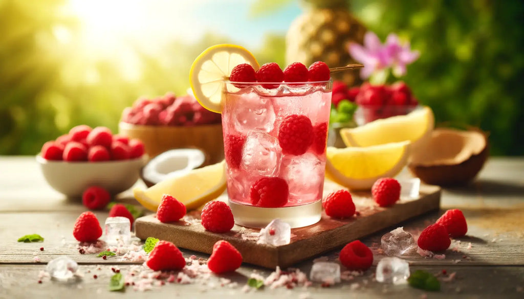 Raspberry Lemonade with pineapple, Berry Drink Recipe With Pineapple