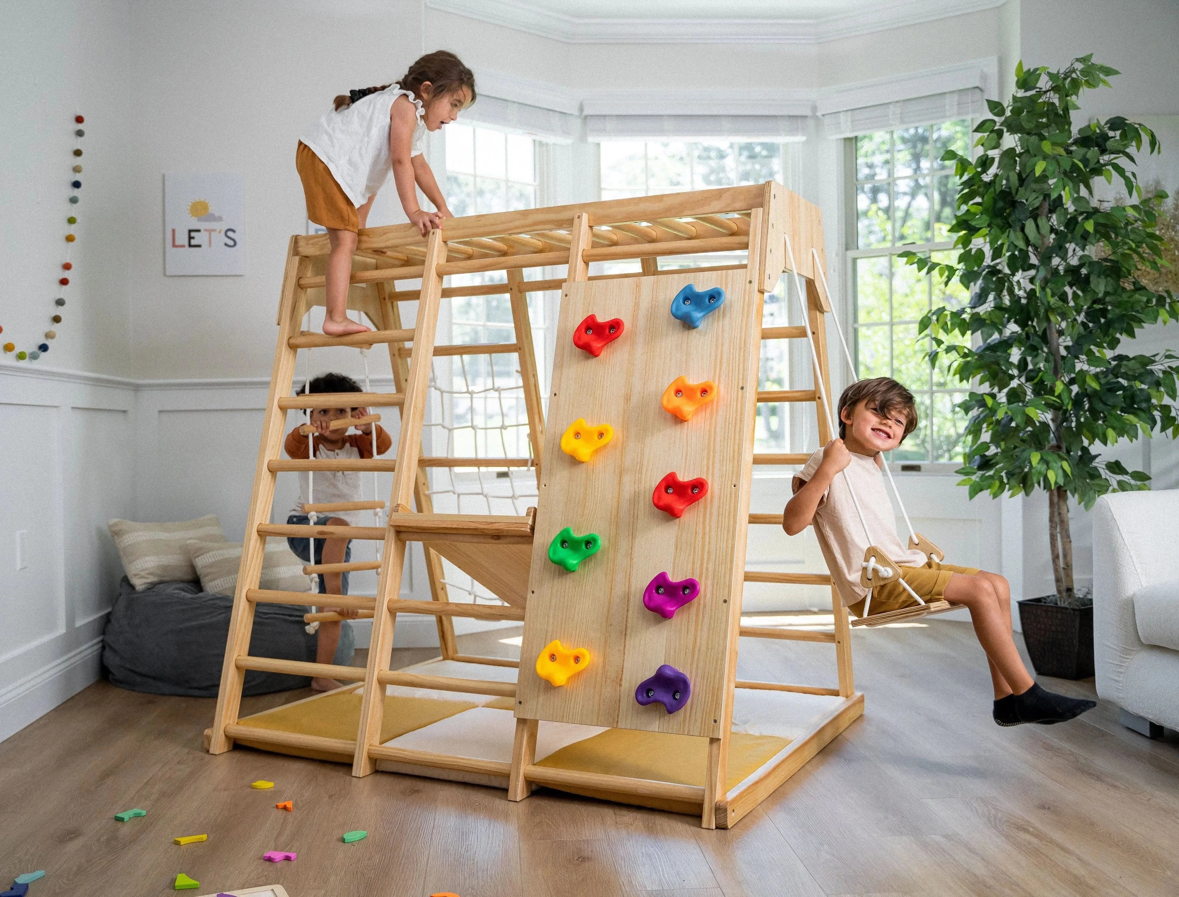 Magnolia - Real Wood 7-in-1 Playset - Avenlur.com product image