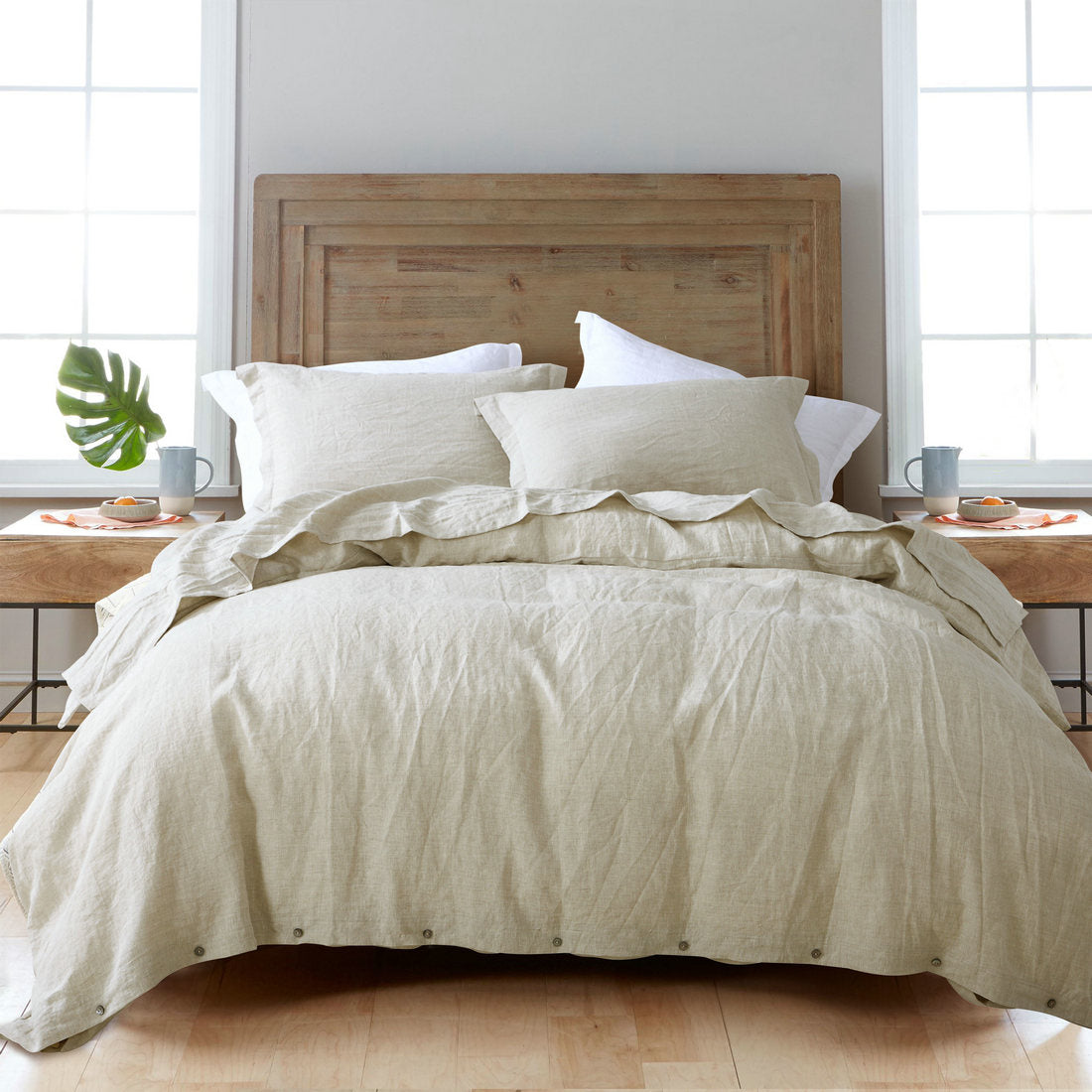 100 flax linen duvet cover