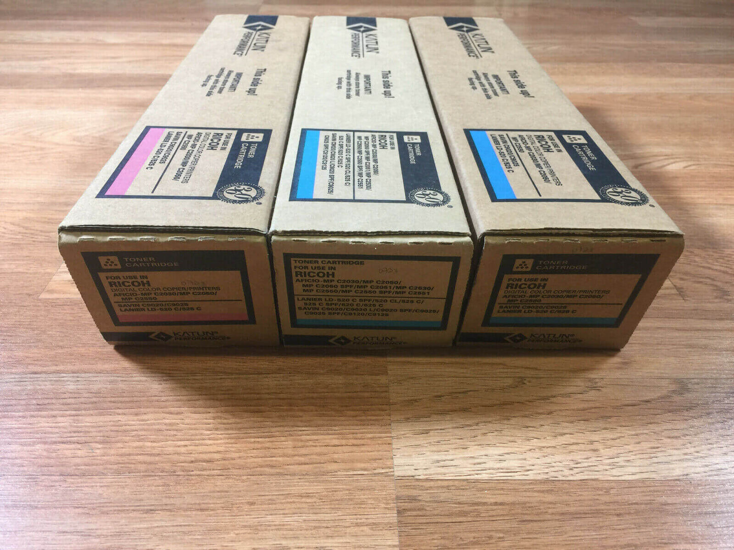 3 Compatible With Ricoh MP C2030 2050 2550 Cyan & Magenta Toner FedEx 2Day Air! - copier-clearance-center