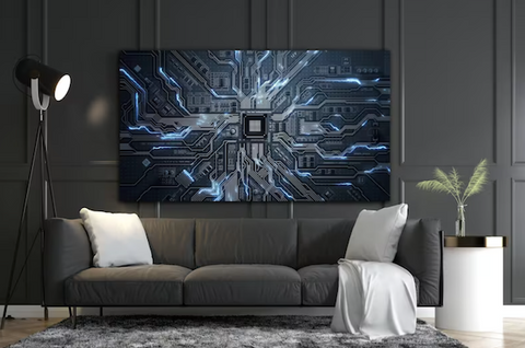 Computer Chip Wall Art