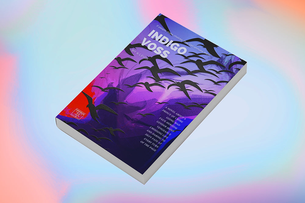 indigo voss paperback direct by k leigh trans author psychological thriller