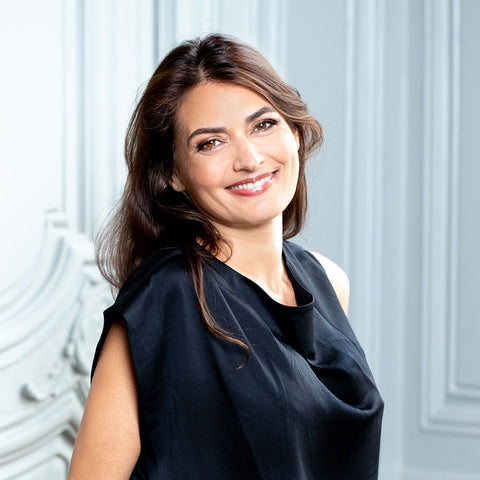 Sandra Gasmi fondatrice de la marque de beauté de soins bio Demain Beauty