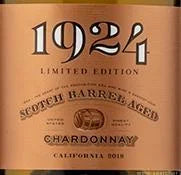 1924 Scotch Barrel Aged Chardonnay etiket