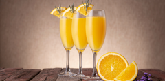 mimosa Champagne cocktail