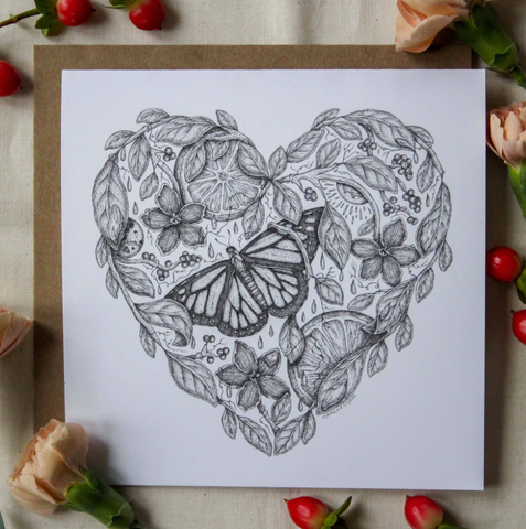Artisan Made Valentine's Day Greeting Card - Mackenzie Myrick