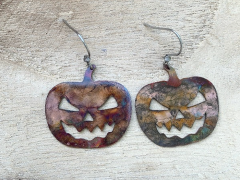 Pumpkin Earrings - Positive Shine Jewelry