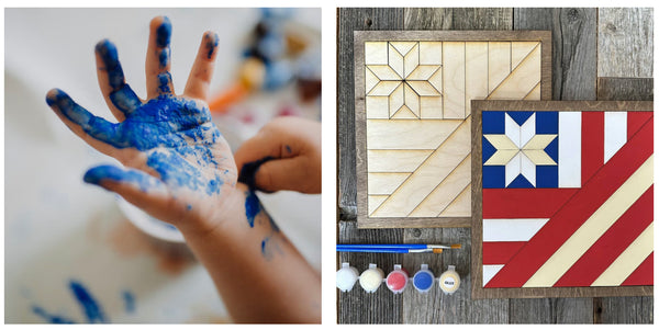 Patriotic summer crafts for kids and adults