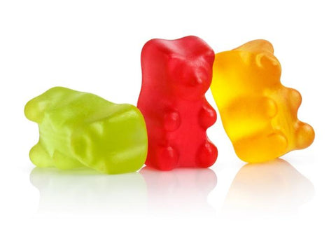 Colorful jelly bears