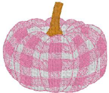 Gingham Pumpkin