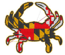 MD Flag Crab (3.5in wide)