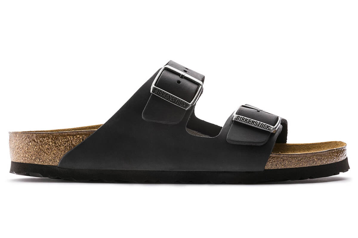 Birkenstock Arizona R Black Oiled Leather Unisex