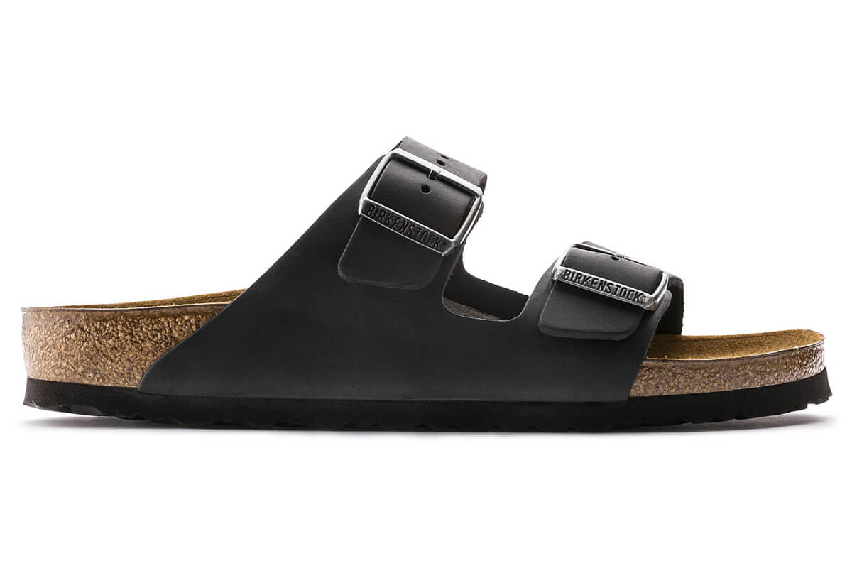 Birkenstock Arizona R Black Oiled Leather Unisex