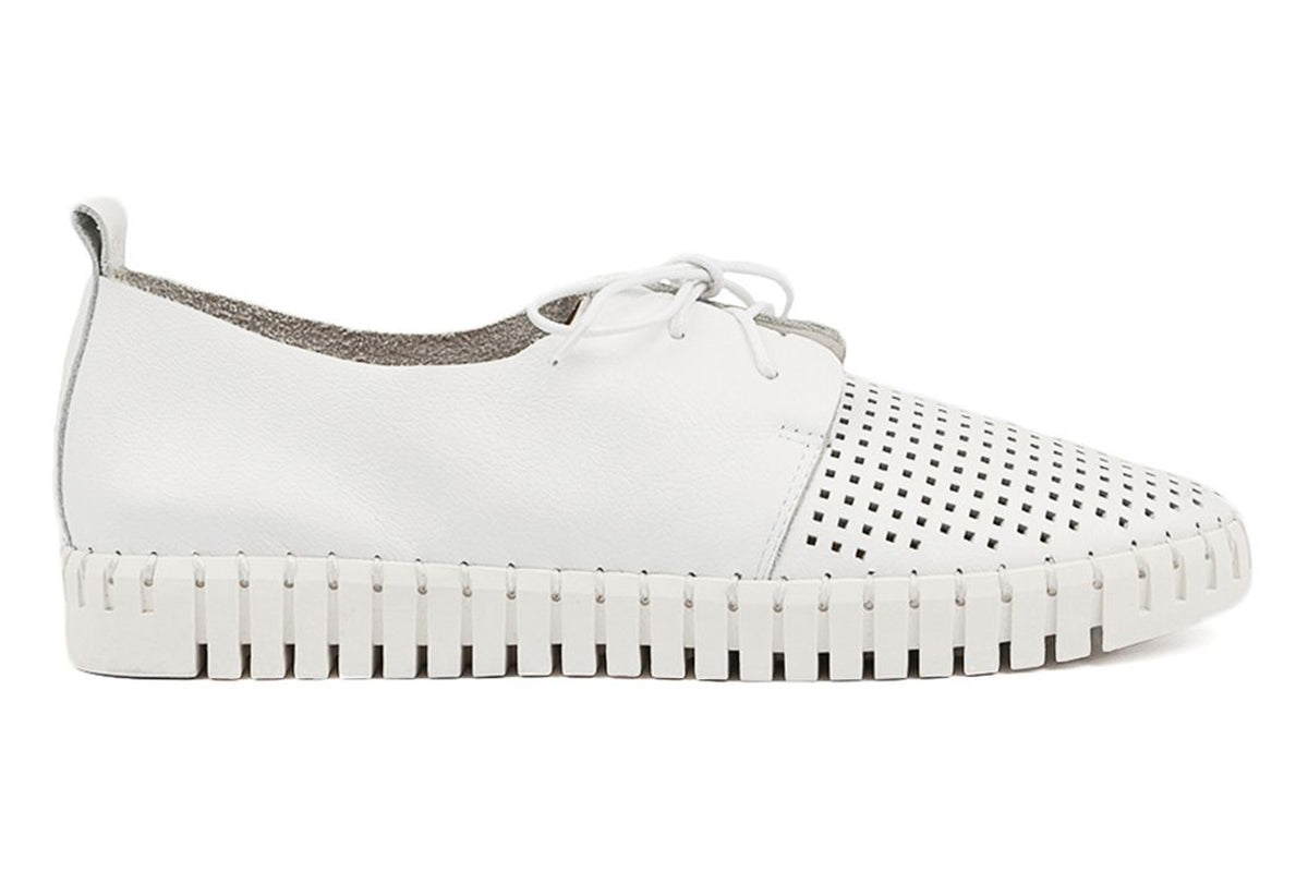 Django and Juliette Huston White Womens – Comfort Plus Footwear