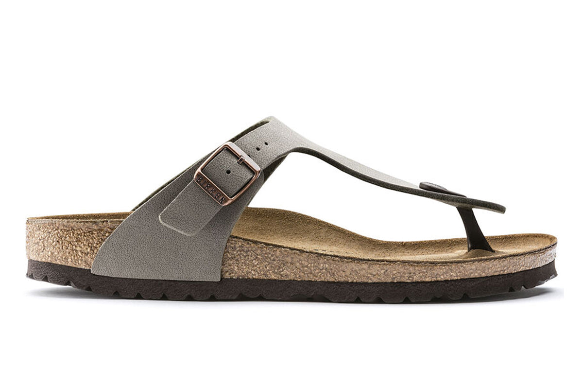 Birkenstock Gizeh R Graceful Taupe Birko-Flor Womens