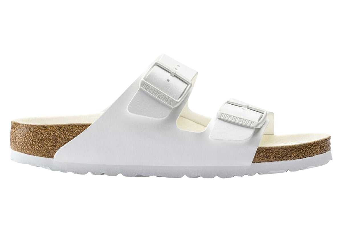 Birkenstock Arizona R White Birko-Flor Womens